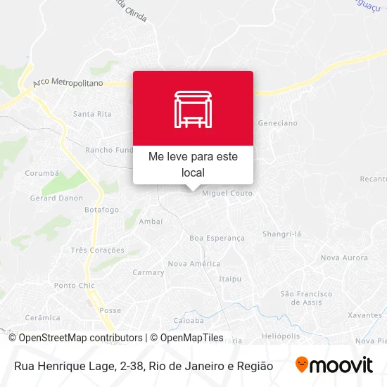 Rua Henrique Lage, 2-38 mapa