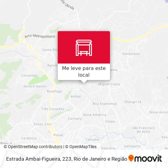 Estrada Ambai-Figueira, 223 mapa