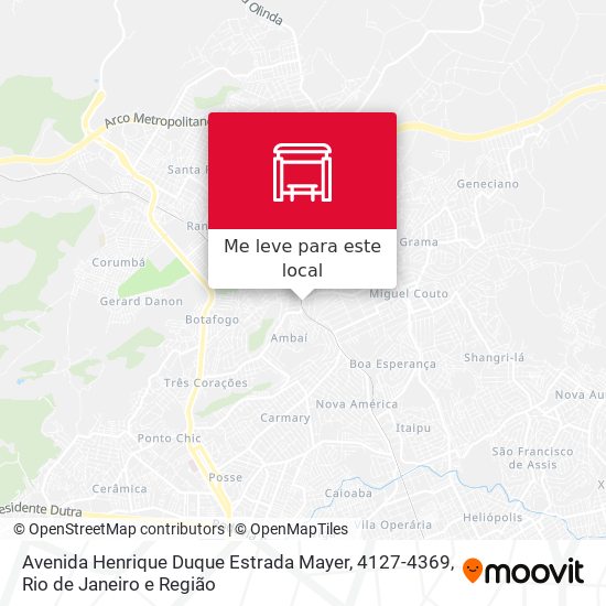 Avenida Henrique Duque Estrada Mayer, 4127-4369 mapa