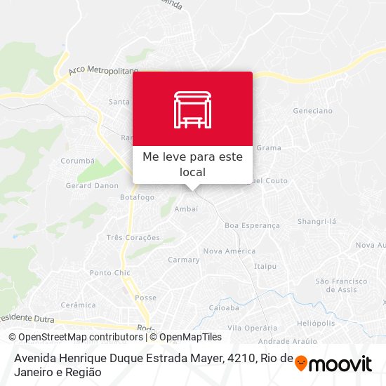 Avenida Henrique Duque Estrada Mayer, 4210 mapa