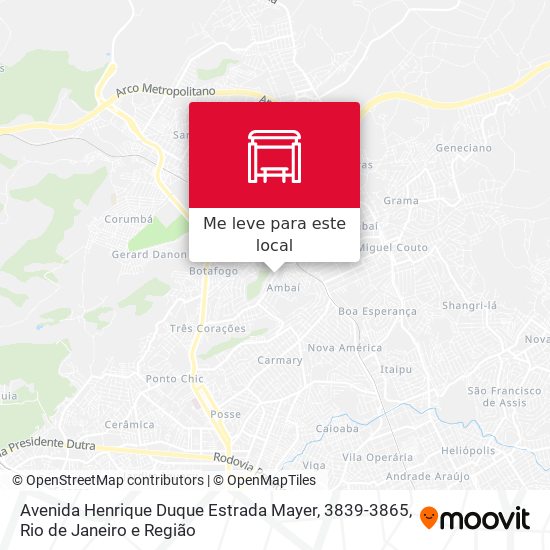 Avenida Henrique Duque Estrada Mayer, 3839-3865 mapa