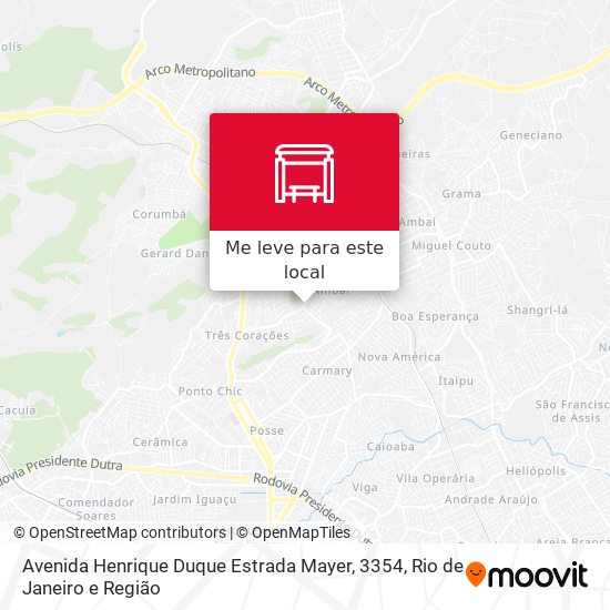 Avenida Henrique Duque Estrada Mayer, 3354 mapa