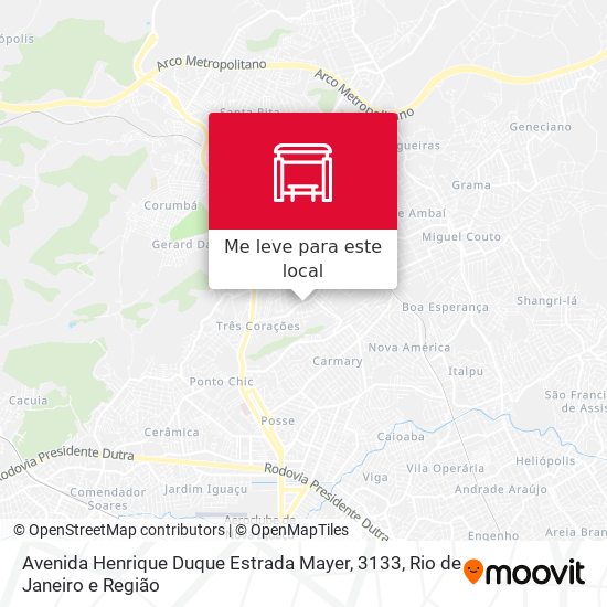 Avenida Henrique Duque Estrada Mayer, 3133 mapa