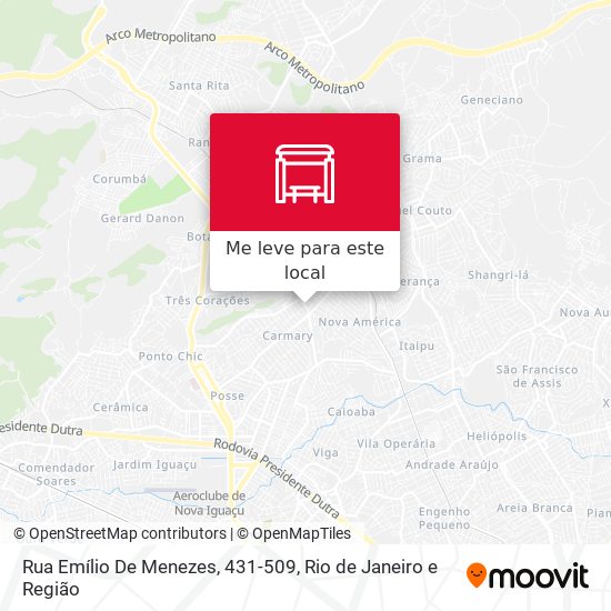 Rua Emílio De Menezes, 431-509 mapa