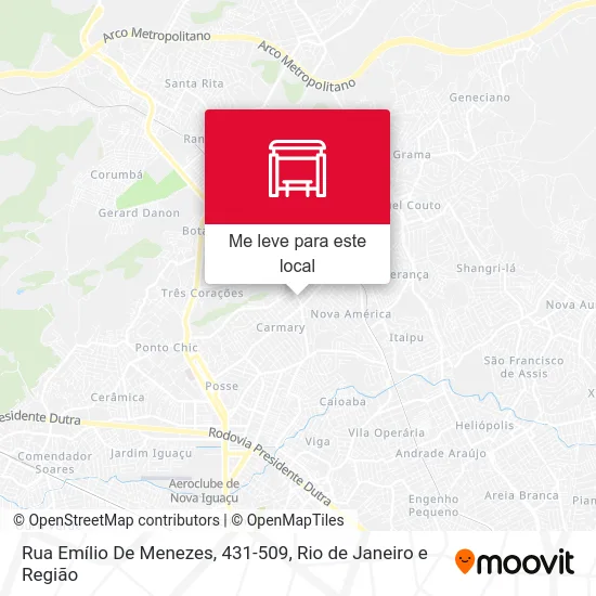Rua Emílio De Menezes, 431-509 mapa