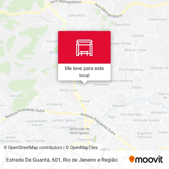 Estrada Da Guaritá, 601 mapa