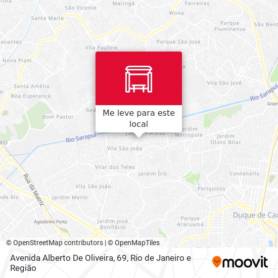 Avenida Alberto De Oliveira, 69 mapa