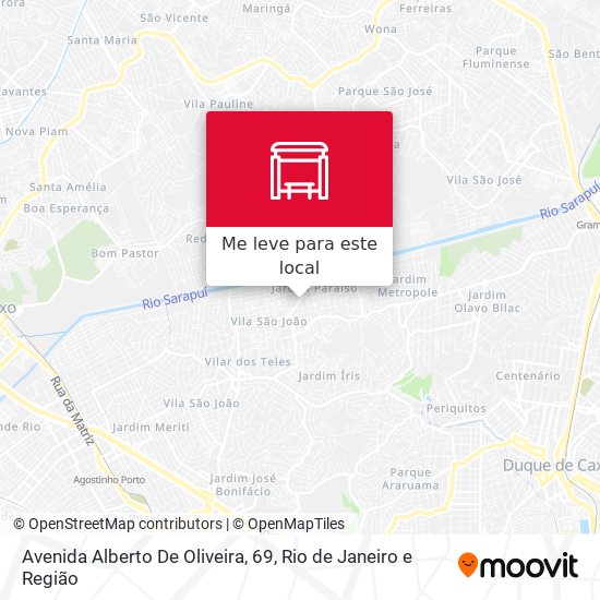 Avenida Alberto De Oliveira, 69 mapa
