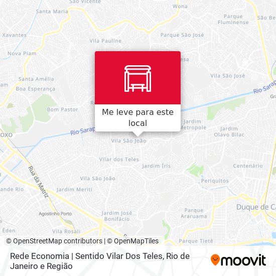 Rede Economia | Sentido Vilar Dos Teles mapa
