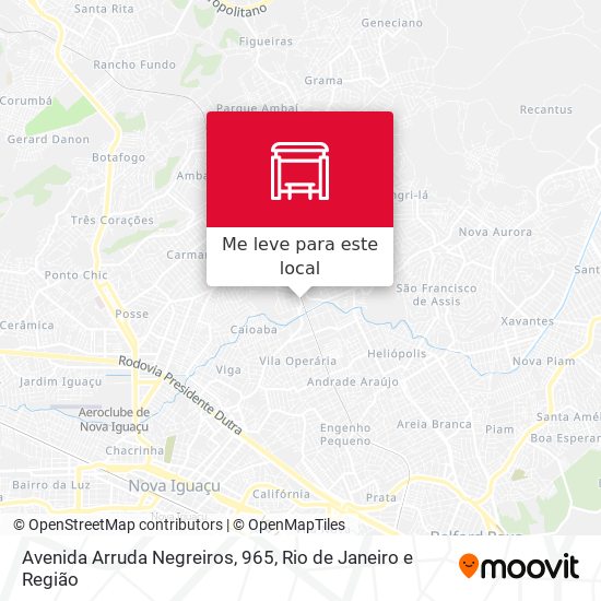 Avenida Arruda Negreiros, 965 mapa