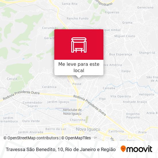 Travessa São Benedito, 10 mapa