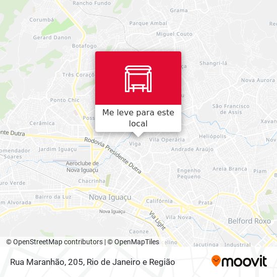 Rua Maranhão, 205 mapa