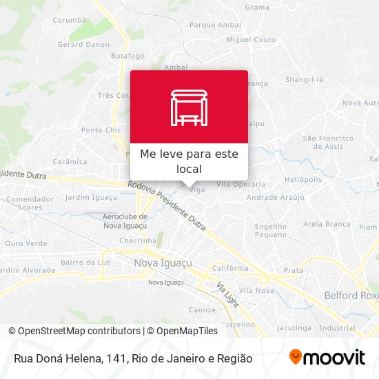Rua Doná Helena, 141 mapa
