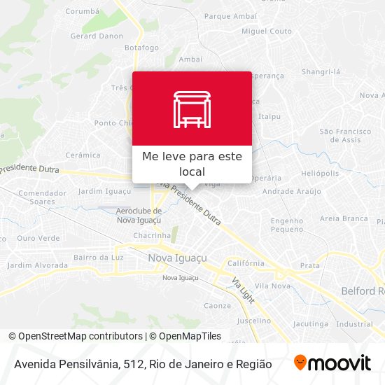 Avenida Pensilvânia, 512 mapa