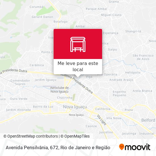 Avenida Pensilvânia, 672 mapa