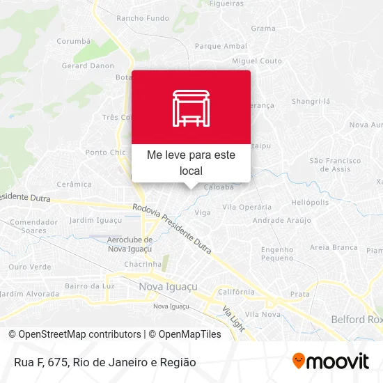 Rua F, 675 mapa