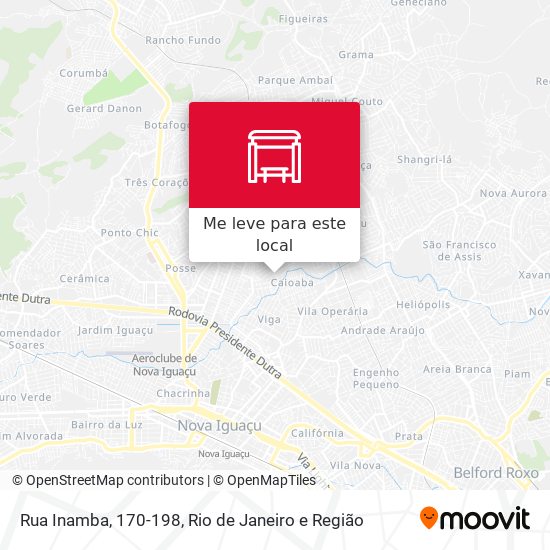 Rua Inamba, 170-198 mapa