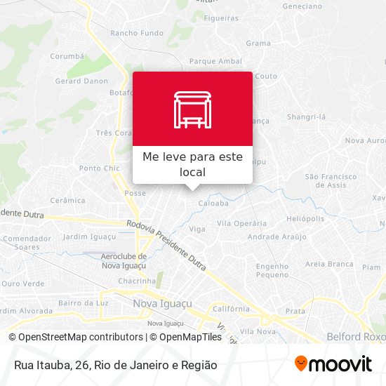 Rua Itauba, 26 mapa