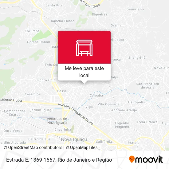 Estrada E, 1369-1667 mapa