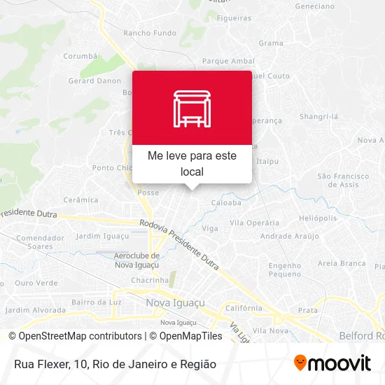 Rua Flexer, 10 mapa