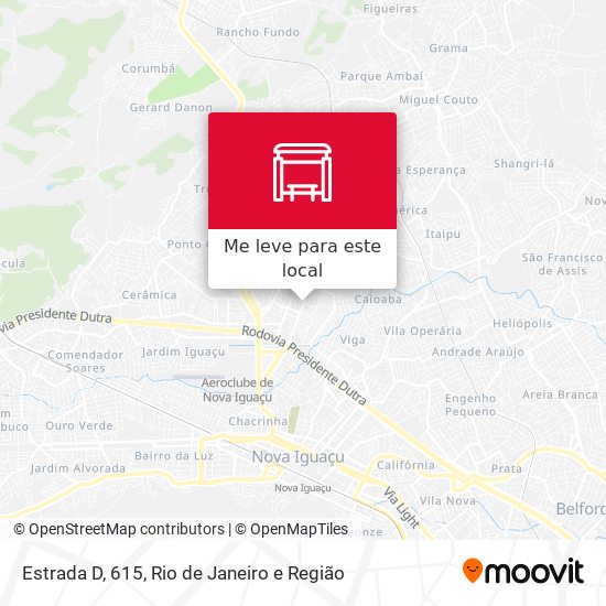 Estrada D, 615 mapa
