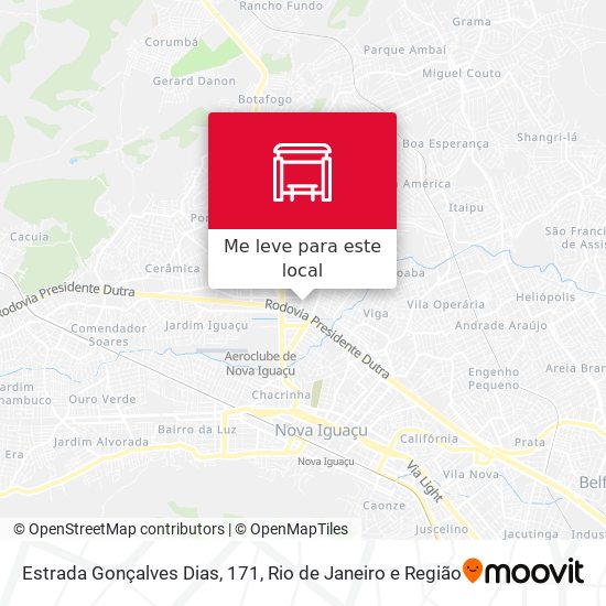 Estrada Gonçalves Dias, 171 mapa