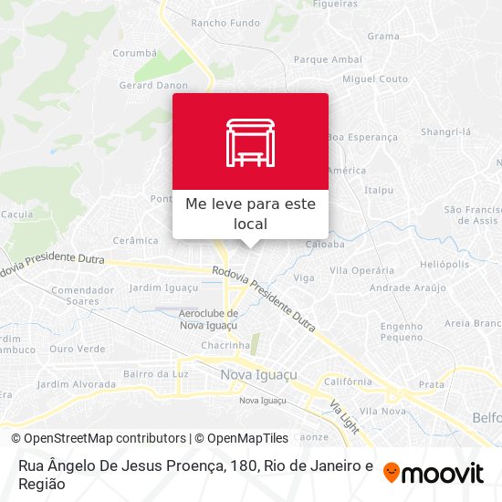 Rua Ângelo De Jesus Proença, 180 mapa