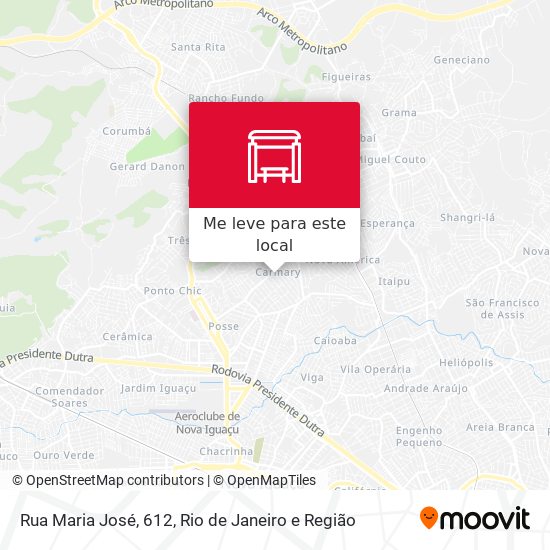 Rua Maria José, 612 mapa