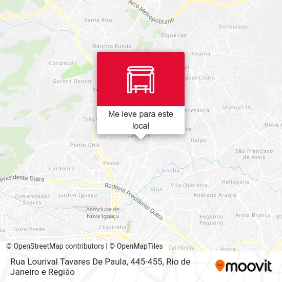 Rua Lourival Tavares De Paula, 445-455 mapa