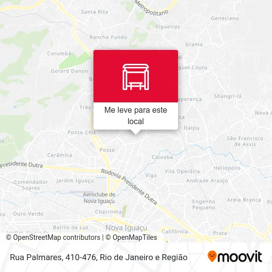 Rua Palmares, 410-476 mapa