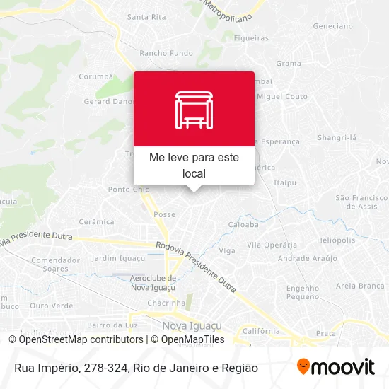 Rua Império, 278-324 mapa