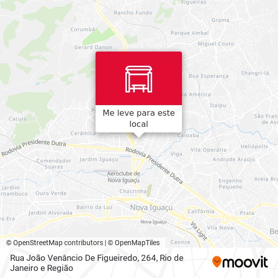 Rua João Venâncio De Figueiredo, 264 mapa