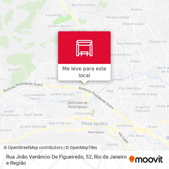Rua João Venâncio De Figueiredo, 52 mapa