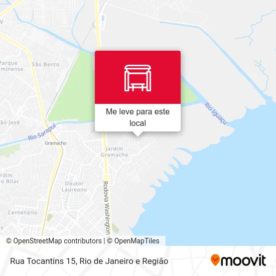 Rua Tocantins 15 mapa