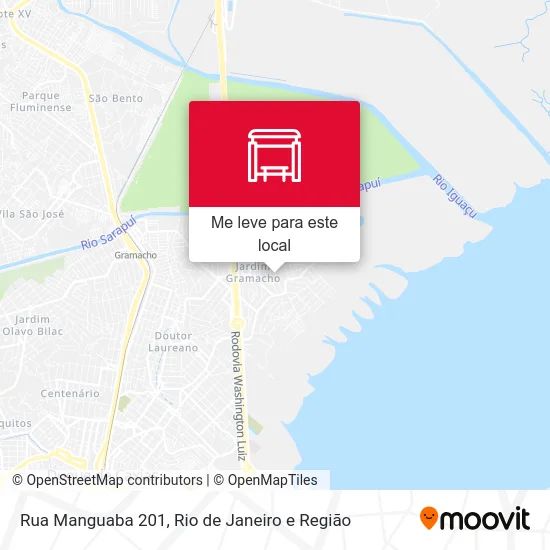 Rua Manguaba 201 mapa