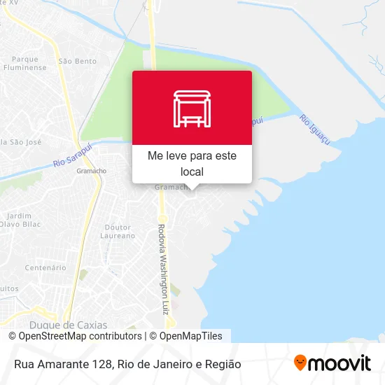 Rua Amarante 128 mapa