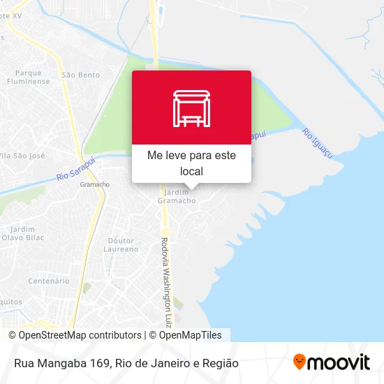 Rua Mangaba 169 mapa