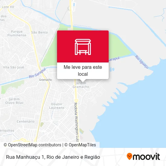 Rua Manhuaçu 1 mapa