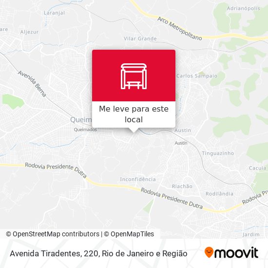 Avenida Tiradentes, 220 mapa