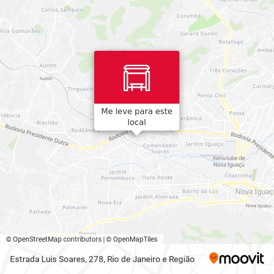Estrada Luis Soares, 278 mapa