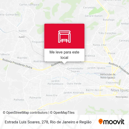 Estrada Luis Soares, 278 mapa
