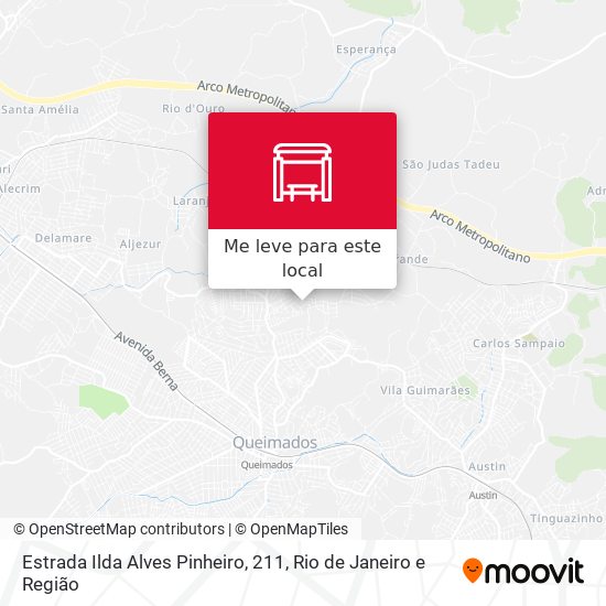 Estrada Ilda Alves Pinheiro, 211 mapa