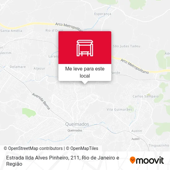Estrada Ilda Alves Pinheiro, 211 mapa