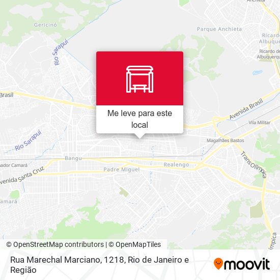 Rua Marechal Marciano, 1218 mapa