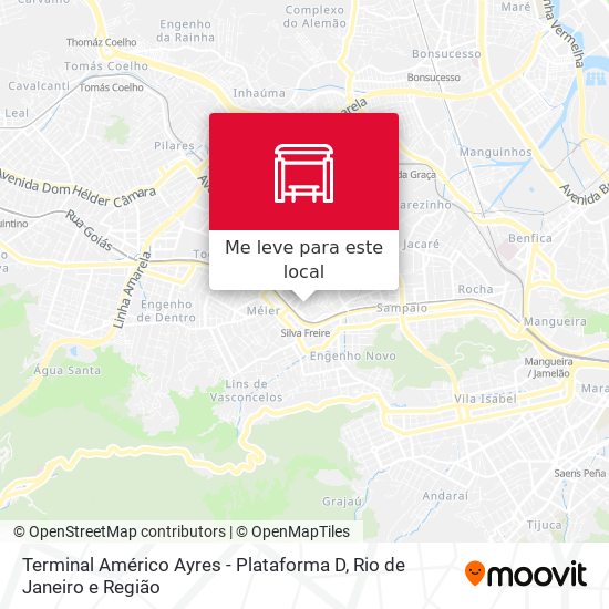 Terminal Américo Ayres - Plataforma D mapa