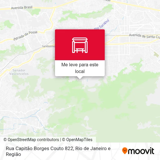 Rua Capitão Borges Couto 822 mapa