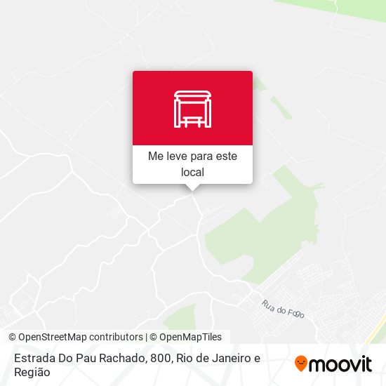 Estrada Do Pau Rachado, 800 mapa