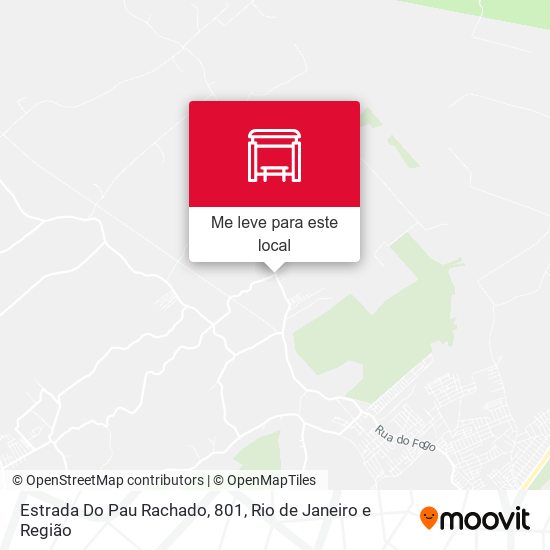 Estrada Do Pau Rachado, 801 mapa