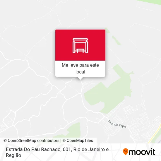 Estrada Do Pau Rachado, 601 mapa