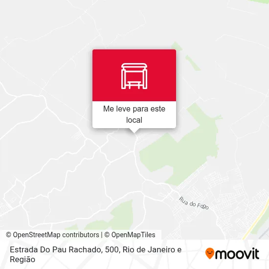 Estrada Do Pau Rachado, 500 mapa